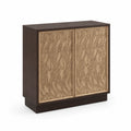 Buffet en Bois avec Portes Sculptées 90x35x75cm