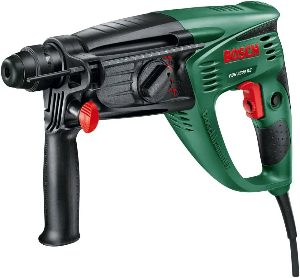 Bosch PBH 2800 Home and Garden Perforateur burineur pour percer avec percussion et travailler au burin PBH 2800 RE avec mandrin: avec poign¨¦e