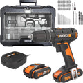 WORX WX370 Perceuse ¨¤ percussion pour le per?age de ma?onnerie et les travaux de montage, WX370.2, sans fil, 20V