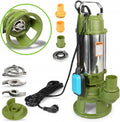 Pompe submersible pour eaux charg¨¦es et pompe de drainage, 600 l/h, 1500 W, avec flotteur, 15 m