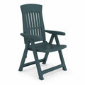 Chaise pliante en polypropylène Gris foncé