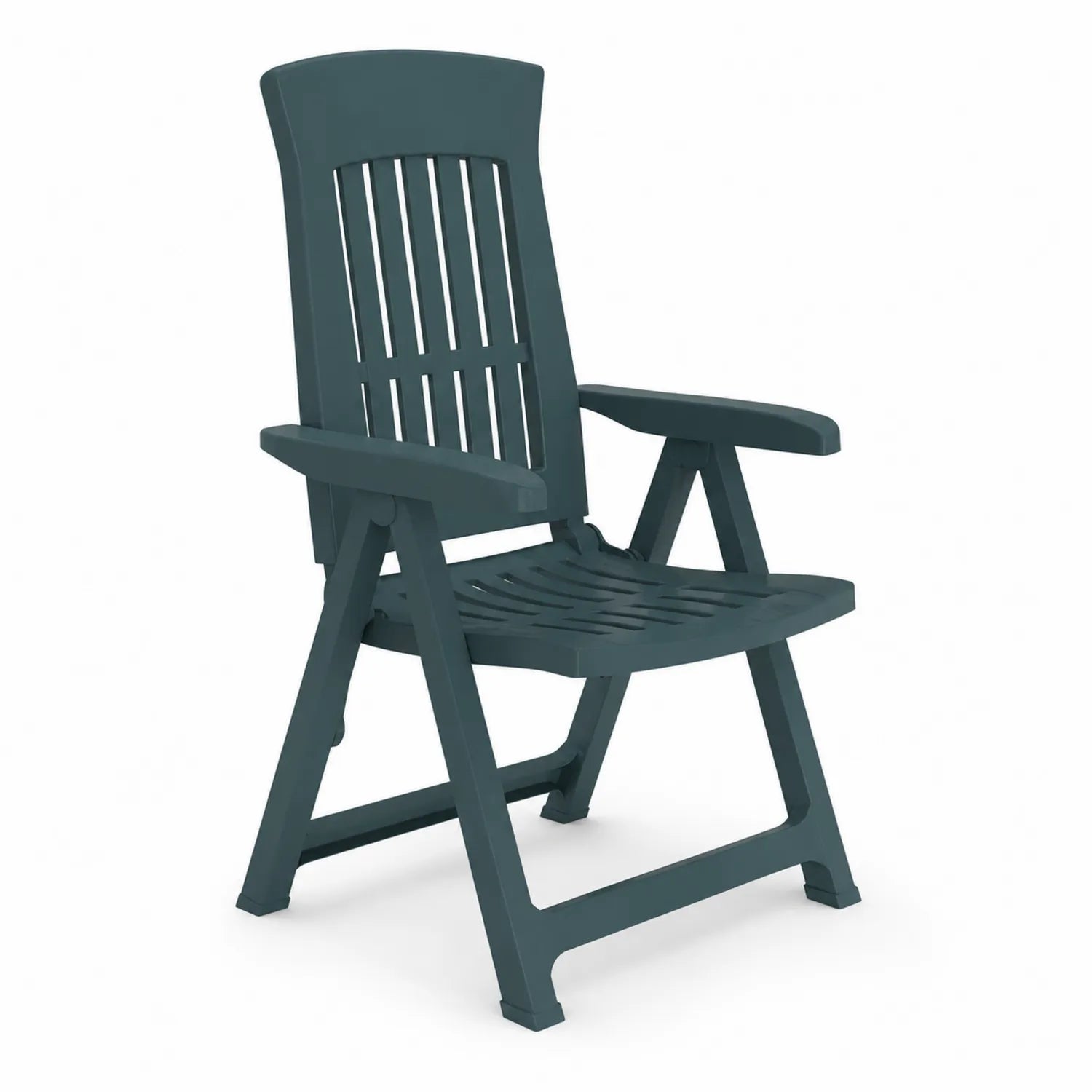 Chaise pliante en polypropylène Gris foncé