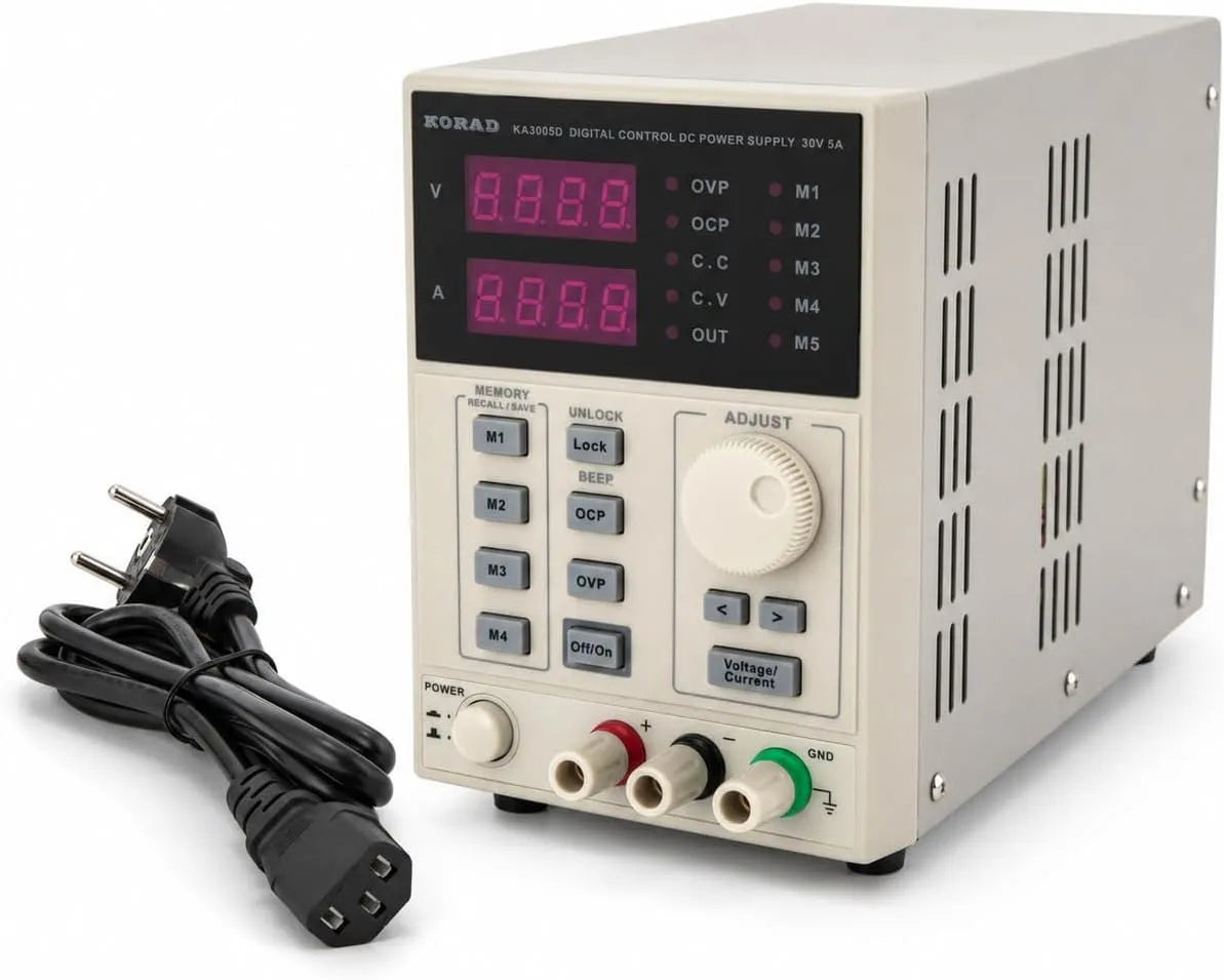 Alimentation de laboratoire CC r¨¦glable et alimentation de banc, 0-30V, 0-5A, pour test ¨¦lectronique et r¨¦paration
