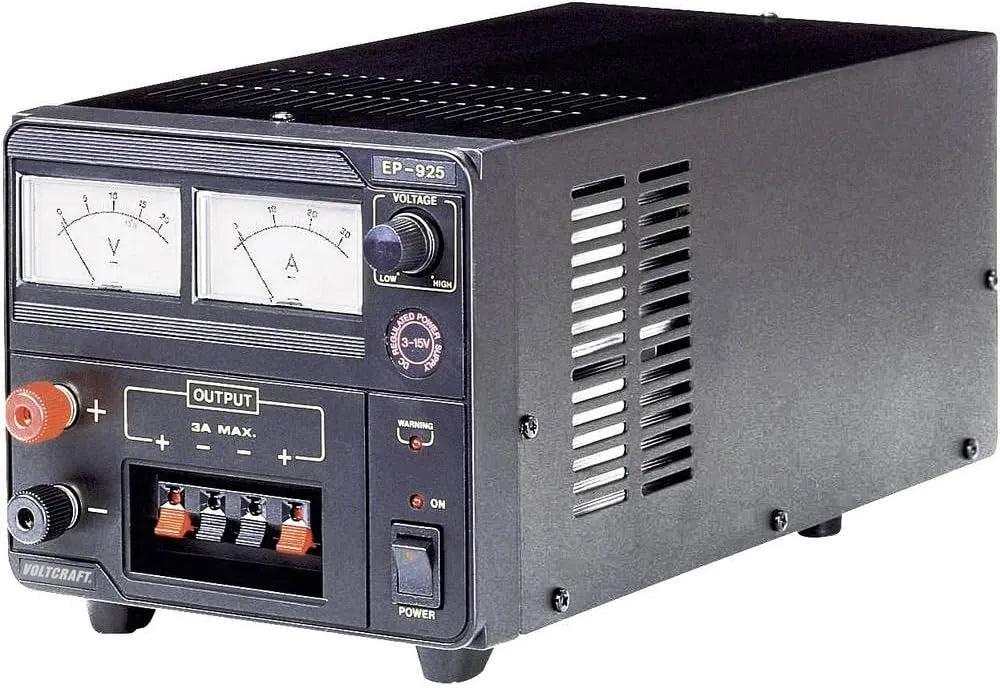 VOLTCRAFT EP-925 Alimentation de laboratoire CC r¨¦glable et alimentation de banc, 375 W, 15 V, pour test ¨¦lectronique et r¨¦paration