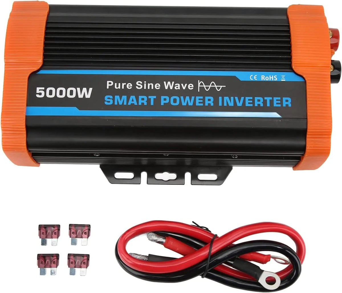 V-240 Convertisseur CC-CA et convertisseur de tension, 2500 W, 12 V, 220 V, 240 V, onde sinuso?dale pure, pour v¨¦hicule et alimentation mobile