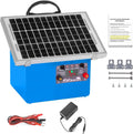 32KM Cl?ture ¨¦lectrique solaire 12V 0,5J/9,5KV