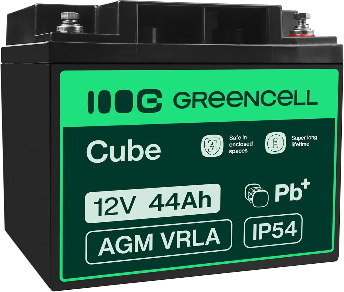 Batterie ¨¤ d¨¦charge profonde et batterie solaire et loisirs, 44Ah, 12V