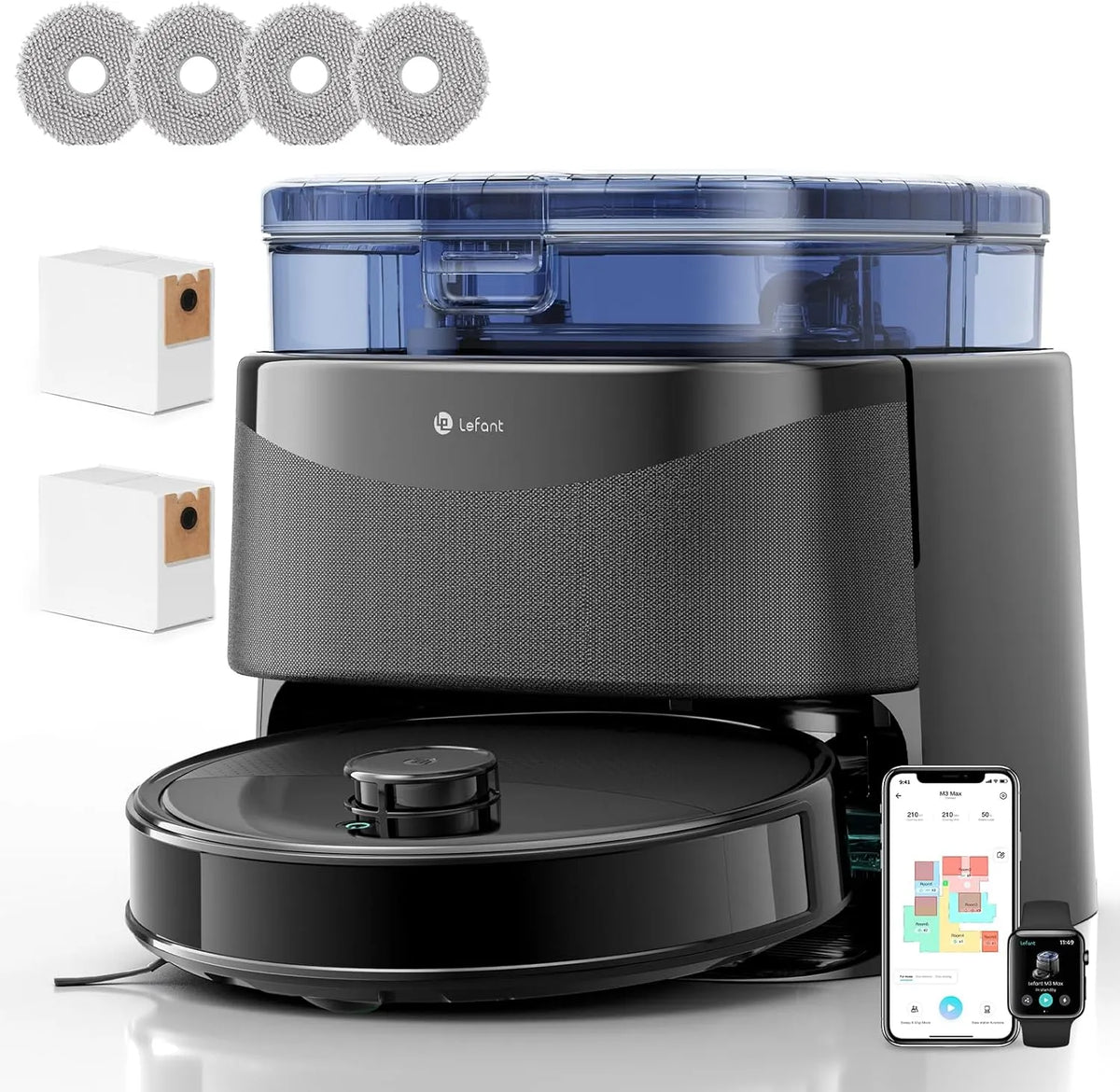 Aspirateur, PSD, connexion Wi-Fi, pour l'entretien automobile