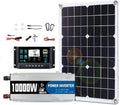 Station ¨¦lectrique portable et g¨¦n¨¦rateur solaire, 10000W, 500W, pour camping et camping-car, alimentation solaire, 12V, 220V