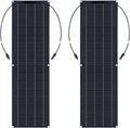 Kit solaire portable et ensemble de charge solaire, 400W, alimentation solaire, flexible, monocristallin, 200W, 12v