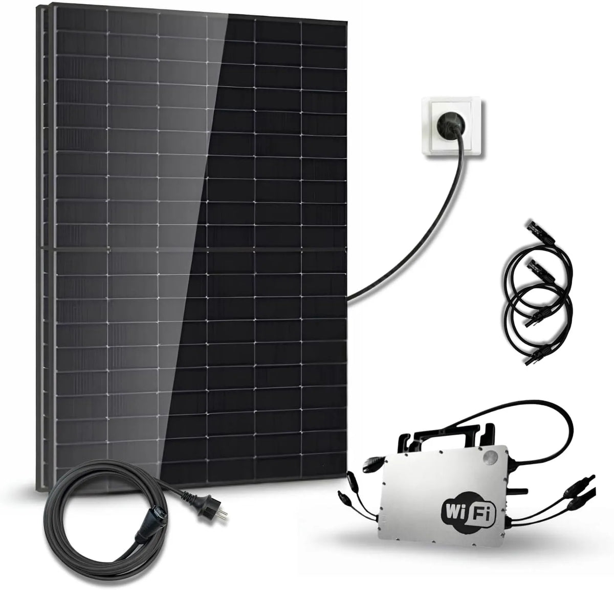 Hoymiles HMS-1000-2WB Kit solaire portable et ensemble de charge solaire, alimentation solaire, avec Wi-Fi
