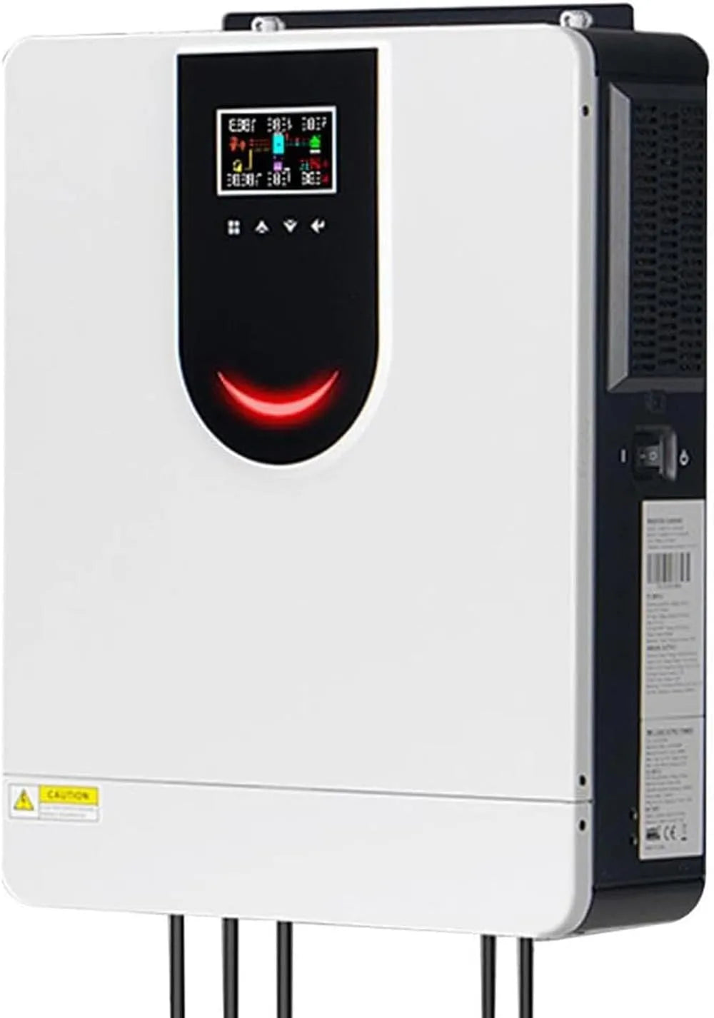Onduleur solaire hybride et convertisseur-chargeur MPPT, alimentation solaire, 4200W, 6200W, 24V, 120a, onde sinuso?dale pure