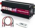 2 Prises EU, Deux Ventilateurs int¨¦gr¨¦s, LVYUAN Convertisseur 24V 220V 4000W/8000W Onduleur Transformateur avec t¨¦l¨¦commande sans Fil