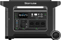 Syst¨¨me de Stockage Solaire S2500 Plus, Charge AC de 2200W, Station d'¨¦nergie Portable de 2560Wh avec Prise AC 3300W, Entr¨¦e olaire de 1200W