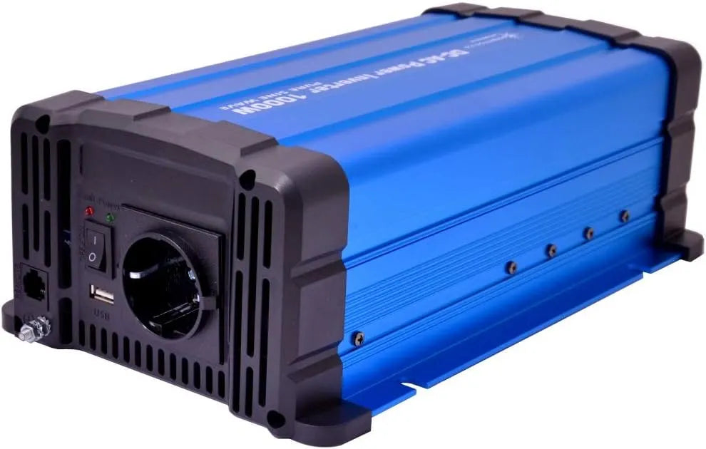SOLARTRONICS FS1000 Convertisseur CC-CA et convertisseur de tension, alimentation solaire, 1000W, 2000W, 12V, 230V, prise Schuko