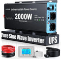 Convertisseur CC-CA et convertisseur de tension, 2000W, 12V, 230V, 25A