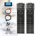 Contr?leur de charge solaire et r¨¦gulateur MPPT, 400 W, 400W, pour camping et camping-car, alimentation solaire, flexible, monocristallin