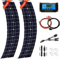 Panneau solaire et module photovolta?que, 200 W, 800 W, pour camping et camping-car, flexible, monocristallin, 18 V