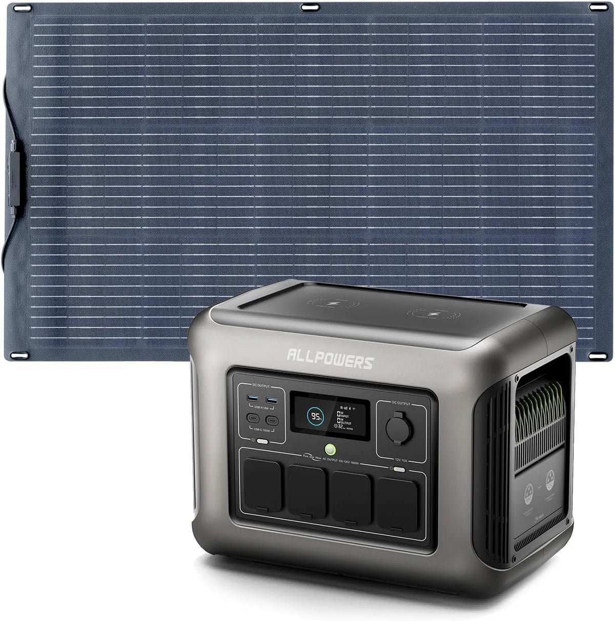 ALLPOWERS R1500 Station ¨¦lectrique portable et g¨¦n¨¦rateur solaire, 1152Wh, alimentation solaire, 100W