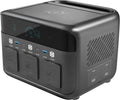 LiFePO4 Station ¨¦lectrique portable et g¨¦n¨¦rateur solaire, avec batterie, 481,6 Wh, 600 W, alimentation solaire, avec USB-C