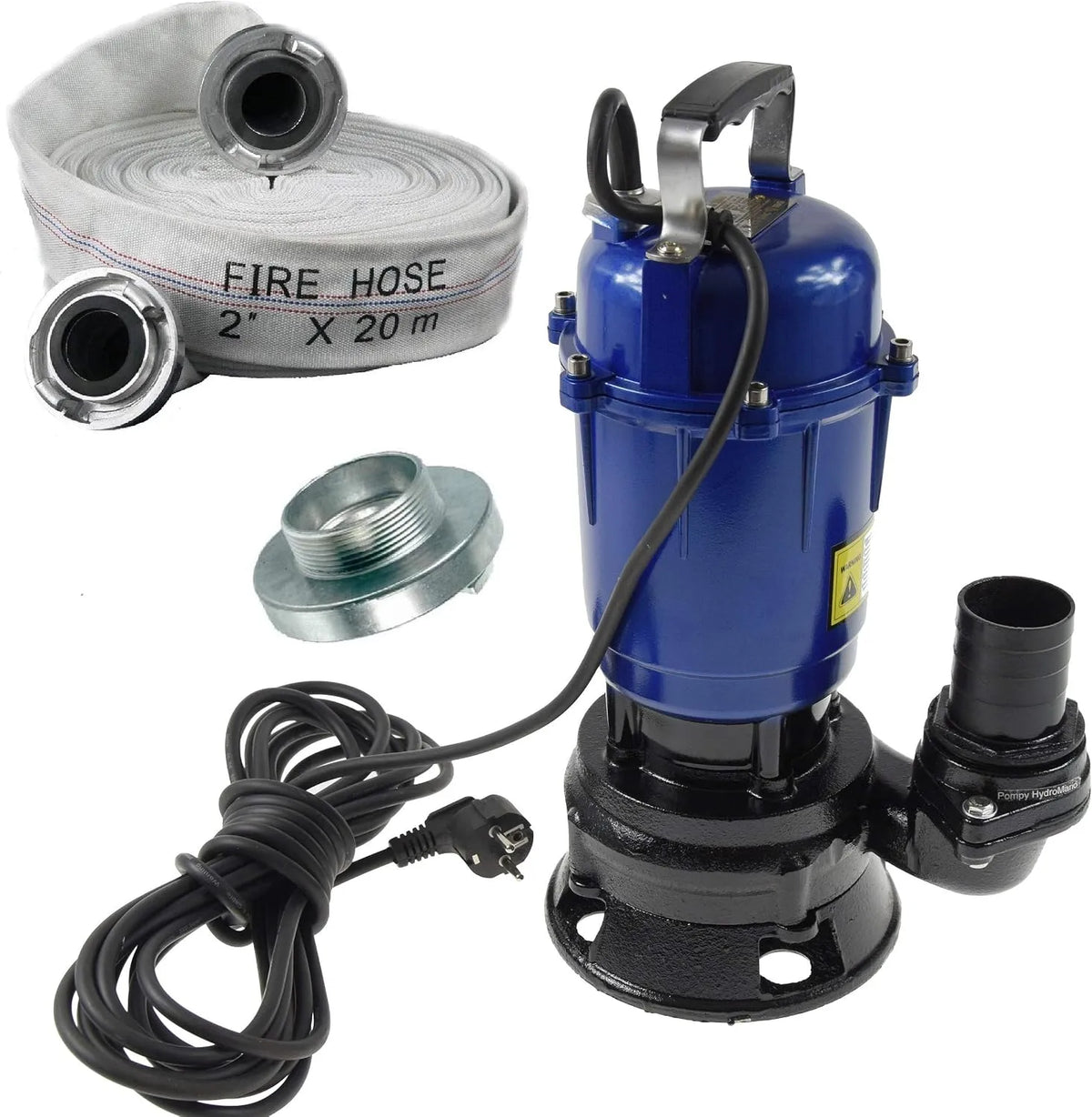 Pompe submersible pour eaux charg¨¦es et pompe de drainage, 300 l/min, avec flotteur, 0,55 kW, 20 m