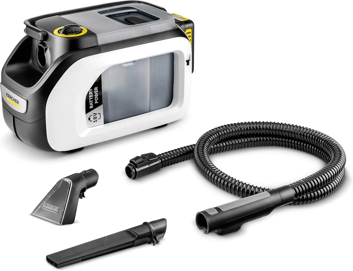 K?rcher SE Aspirateur: sans fil, format compact, 6,5m, 1,6 l, 18V, 200W, pour l'entretien automobile