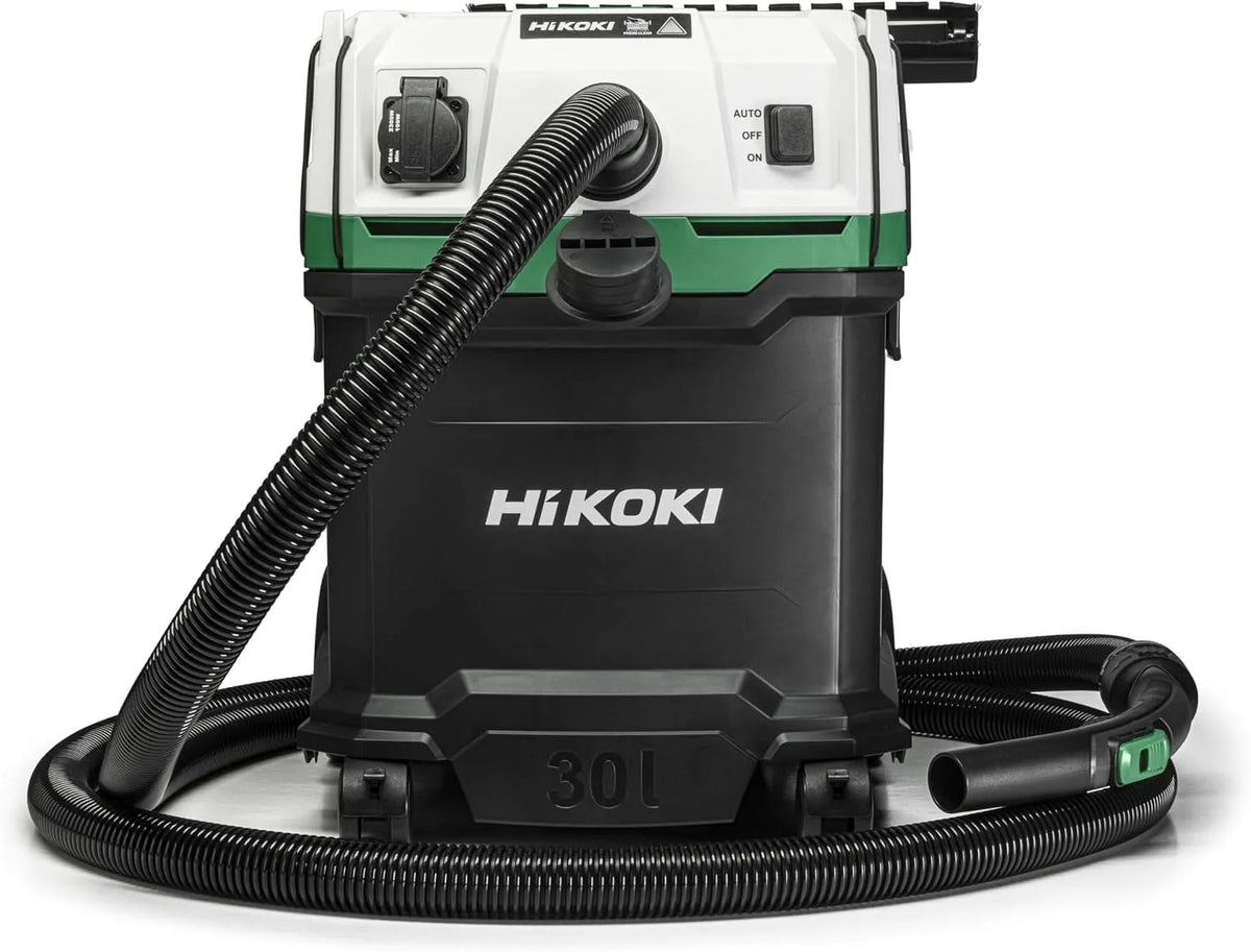 HiKOKI Aspirateur eau et poussi¨¨re et aspirateur industriel: format compact, format l¨¦ger, 30 L, 1200 W, pour l'atelier et le bricolage