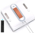 Robot Lave-Vitres Intelligent 8 kPa, Double Pulv¨¦risation, R¨¦servoir 80 ml, S¨¦curit¨¦ Renforc¨¦e, Nettoyage Automatique (Blanc)