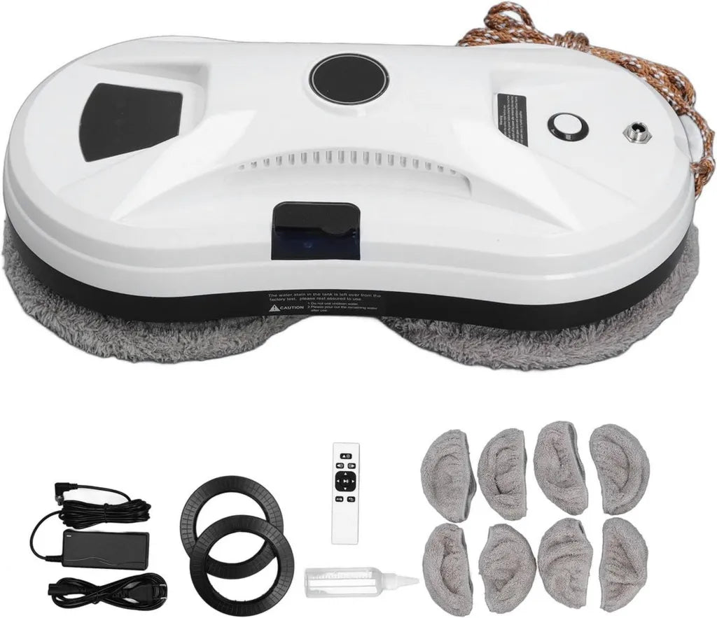 Robot lave-vitre intelligent avec jet automatique, aspiration 5600 Pa, planification IA, prise UE