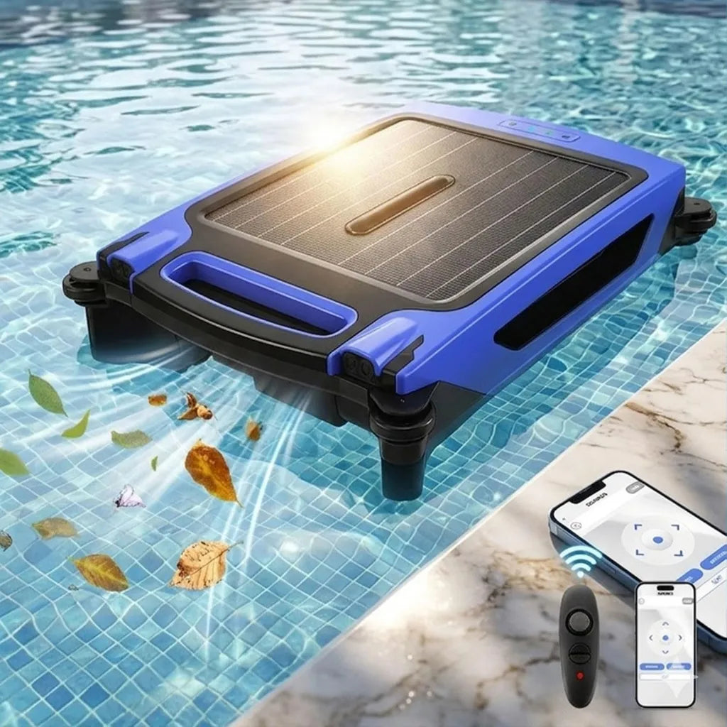 Aspirateur de Piscine Solaire Intelligent avec IA et Retour Automatique