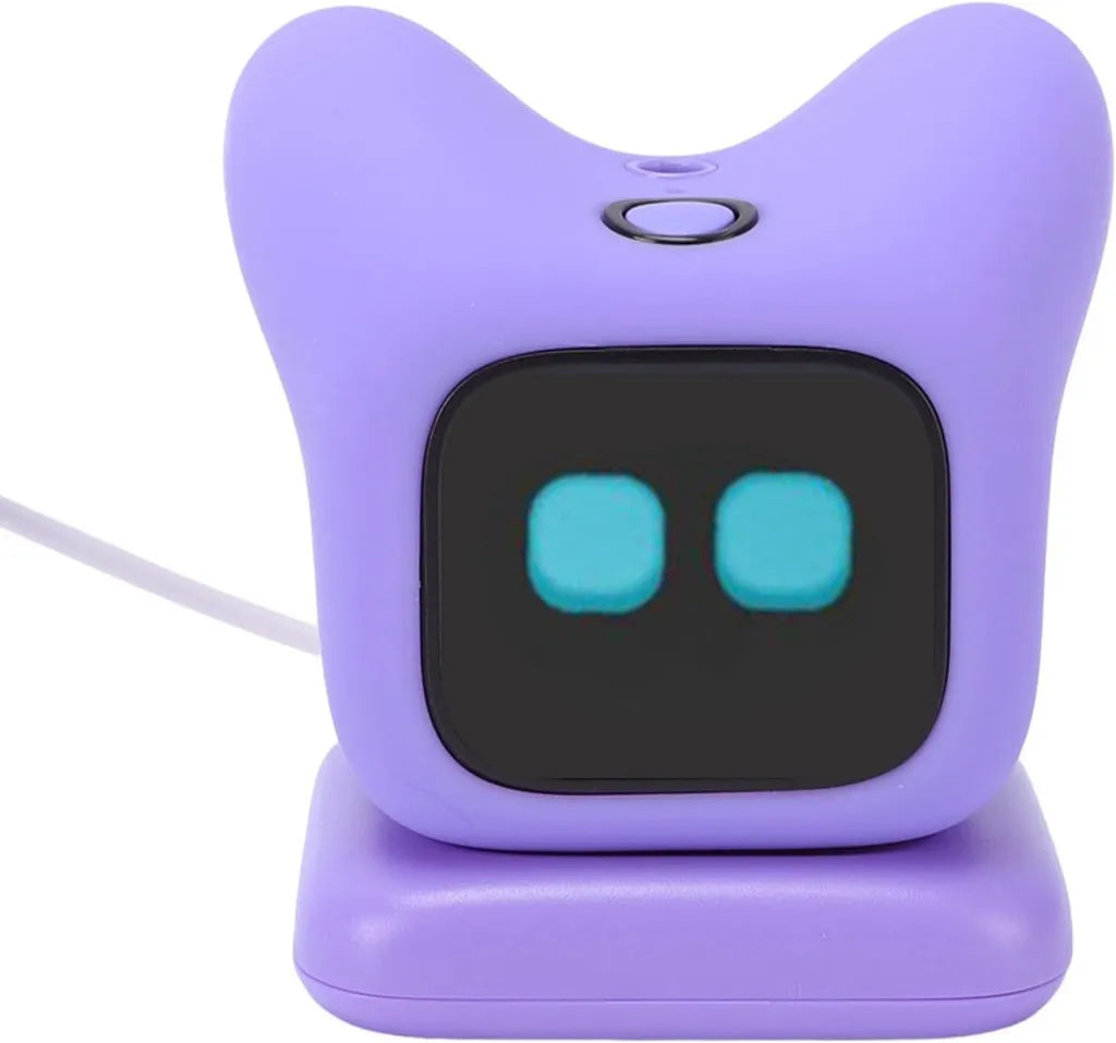 Compagnon Robot Interactif avec Reconnaissance ¨¦motionnelle et Apprentissage Linguistique, Design Portable (Violet)