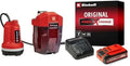 Einhell Chargeur intelligent de batterie et chargeur d'entretien, 4,0Ah, 18 V, 3000 L/h, 2 bar, flexible