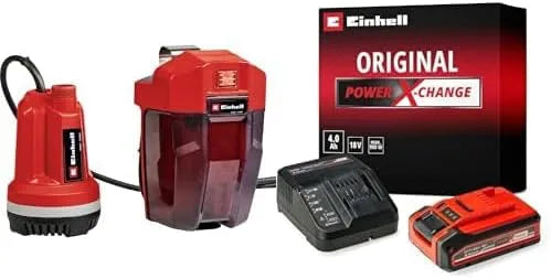 Einhell Chargeur intelligent de batterie et chargeur d'entretien, 4,0Ah, 18 V, 3000 L/h, 2 bar, flexible
