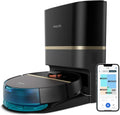 Philips S¨¦rie 7000 Robot Aspirateur Laveur, Puissance 5000 Pa, D¨¦tection Objets, Station Intelligente, Adapt¨¦ Tapis et Animaux, Connectivit¨¦ App, Noir