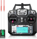 ¨¦metteur Flysky FS-i6X 10 Canaux avec R¨¦cepteur FS-iA10B, T¨¦l¨¦commande RC 2,4 GHz pour Mod¨¨les T¨¦l¨¦command¨¦s