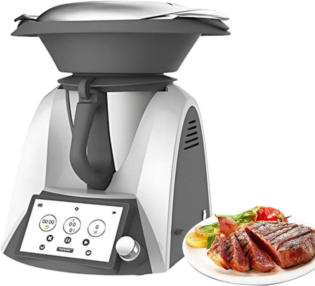 Robot de Cuisine Multifonction avec Wi-Fi et ¨¦cran Tactile, 3L, Pr¨¦r¨¦glages Mixage, Vapeur, Sous-Vide, Autonettoyage