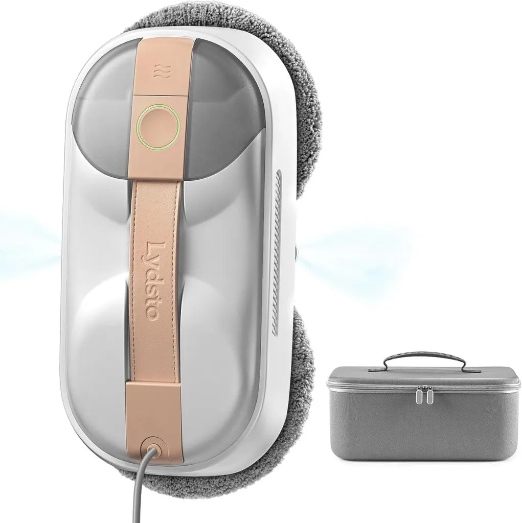Robot Lave-Vitre Lydsto WL09 avec Pulv¨¦risation Ultrasonore Double, 6000Pa, T¨¦l¨¦commande, Syst¨¨me de S¨¦curit¨¦ Triple, Accessoires Inclus