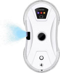 Robot de Nettoyage de Vitres Automatique, Aspiration Puissante 2800Pa, Compatible avec Surfaces Lisses, Jet d'Eau Int¨¦gr¨¦