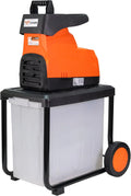 Broyeur de v¨¦g¨¦taux ¨C 40mm, 60L, 2800W, pour l'entretien du jardin, orange