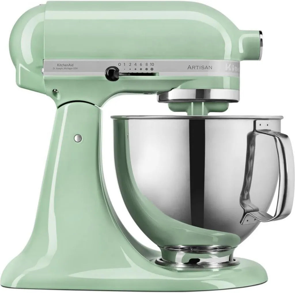 Robot Patissier KitchenAid Artisan avec Bol Inox 4,8 L et Accessoires - Pistache
