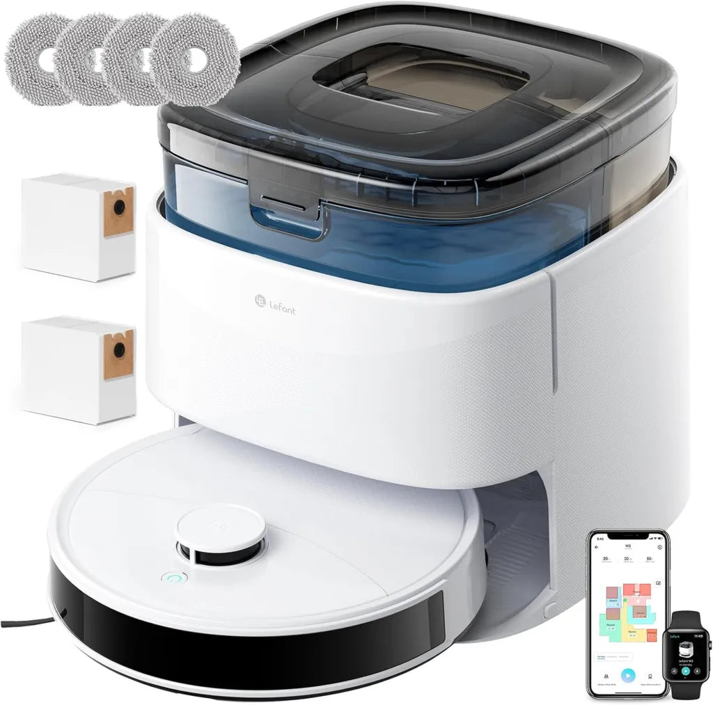 Aspirateur Robot Lefant M3 avec S¨¦rvices Avanc¨¦s et Puissance 12 000 Pa