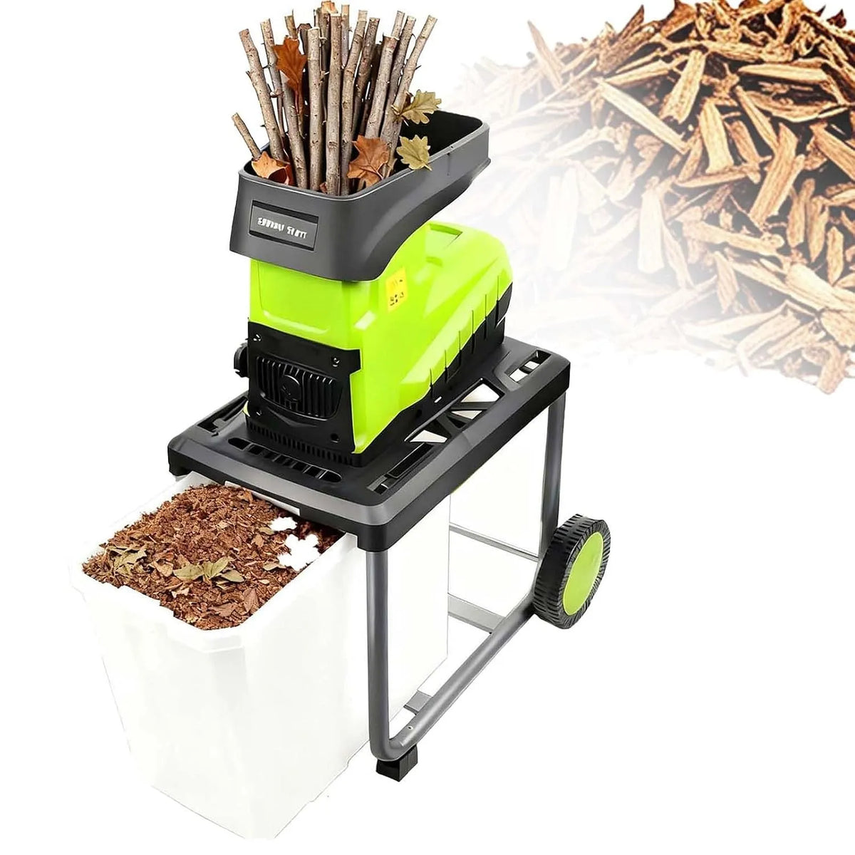 Broyeur de v¨¦g¨¦taux ¨C ¨¦l¨¦ment amovible, r¨¦versible, 4,5 Cm, 60 L, 2800 W
