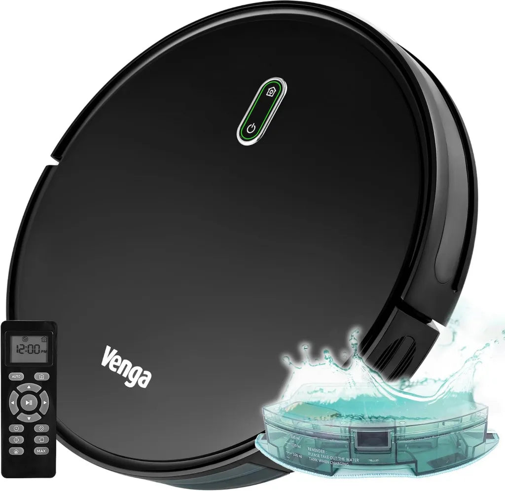 Aspirateur Robot Venga! VG RVC 3000 BK avec 6 Modes Silencieux pour Diff¨¦rents Sols