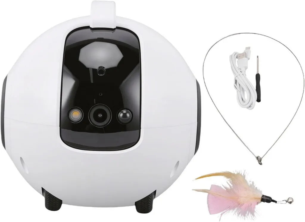 Cam¨¦ra de Surveillance Intelligente Annadue 4MP, Moniteur Sans Fil 360¡ã pour Animaux, Batterie 10 000 mAh, Audio Bidirectionnel