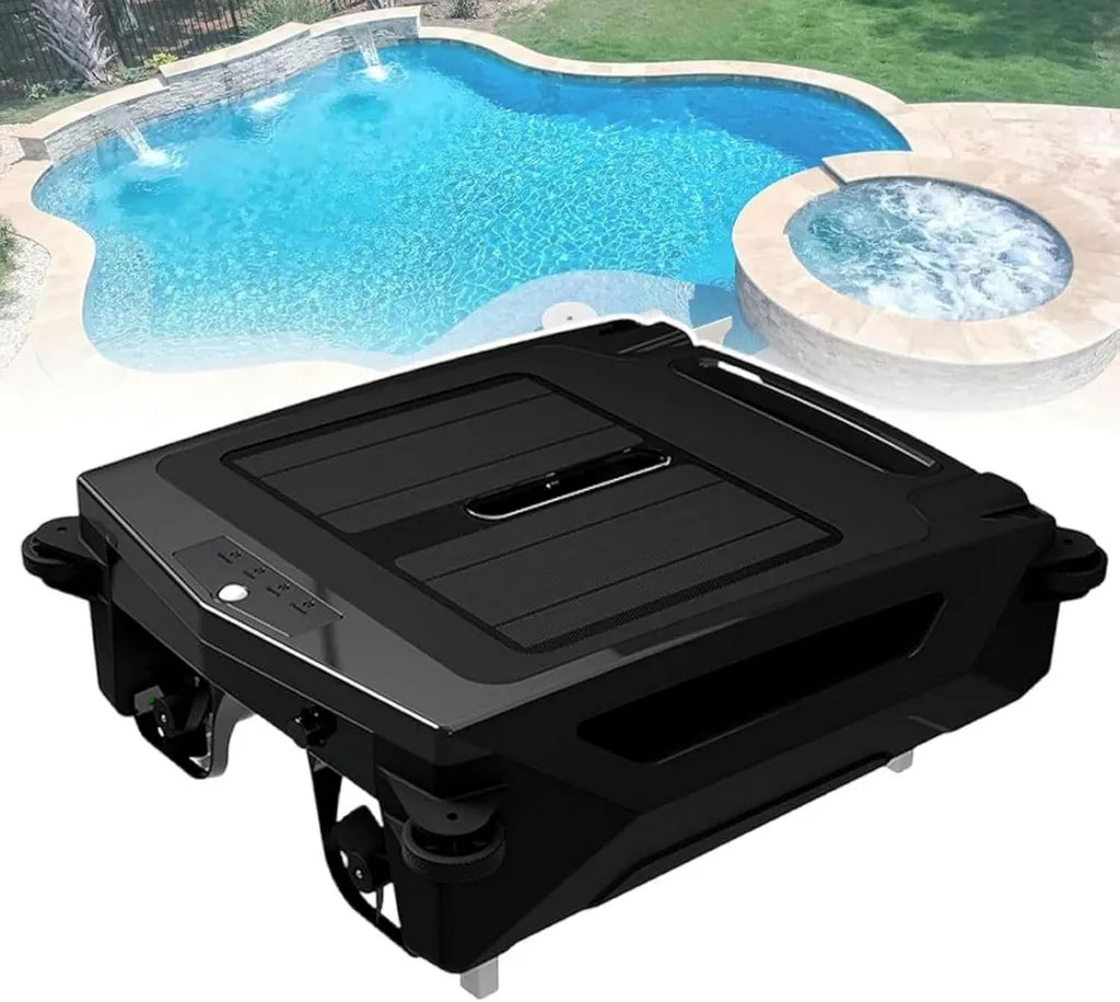 Robot de Piscine Solaire Automatique, ¨¦vitant les Obstacles, 80 m2, Filtration 450 ¦Ìm