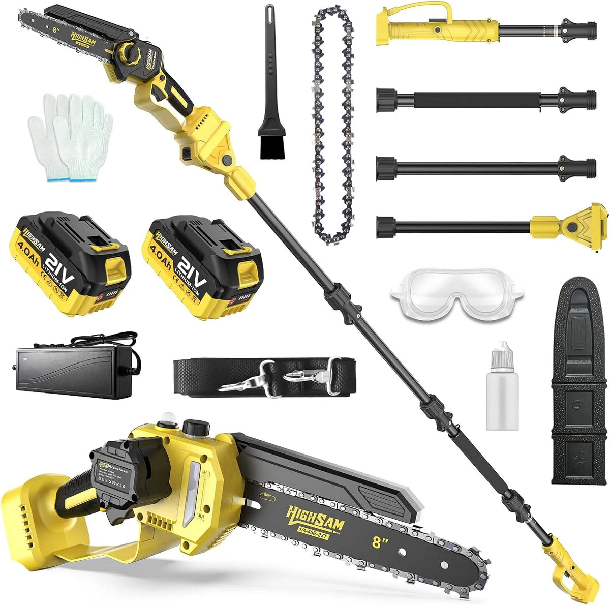 Makita 18V Tron?onneuse: moteur sans balais, en bois, 4.2m, 8 Pouces, 4.0Ah, pour le travail du bois