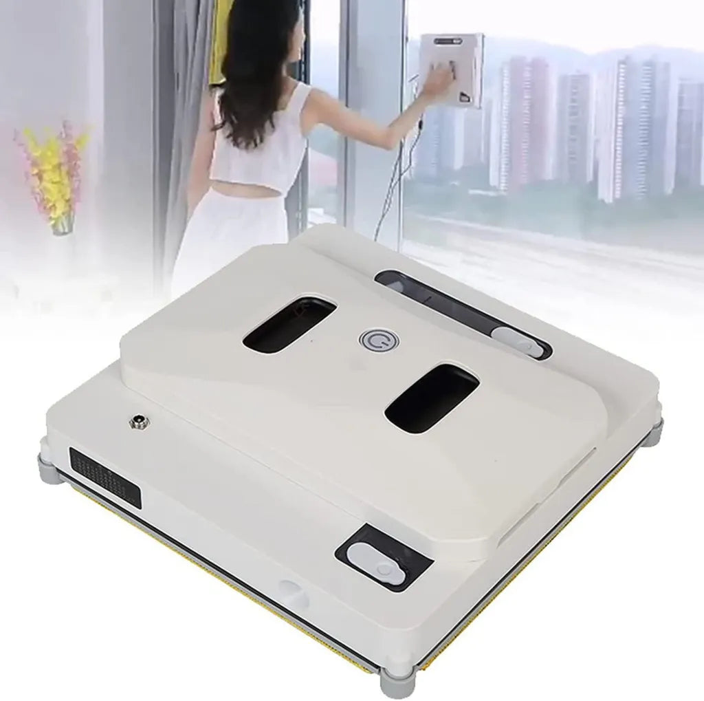 Robot lave-vitres intelligent ultra-fin silencieux avec s¨¦curit¨¦ pour toutes surfaces