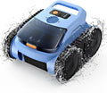 Aspirateur de Piscine sans Fil, Batterie Lithium, 180 min d'autonomie, Pour Piscines jusqu'¨¤ 200©O, 4800GPH, Double Filtration, Auto-parking