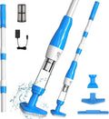 Aspirateur ¨¦lectrique sans Fil 3 en 1 pour Piscine et Spa, Batterie Longue Dur¨¦e 90 Min, Bleu