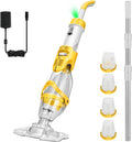 Aspirateur de Piscine sans Fil avec Perche Telescopique 2,5m, Nettoyeur Efficace pour Piscines et Spas